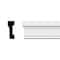 Ekena Millwork 3 1/4"H x 1 1/4"P x 96"L Williamsburg Casing Moulding, PVC CAS03X01X96WISWPV - alternate 1